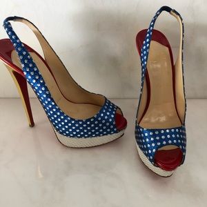 Christian Louboutin Peep-toe Platform Pumps